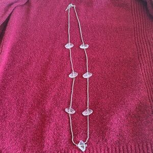 Chic Silver Necklace with Clear Accents
Box 3